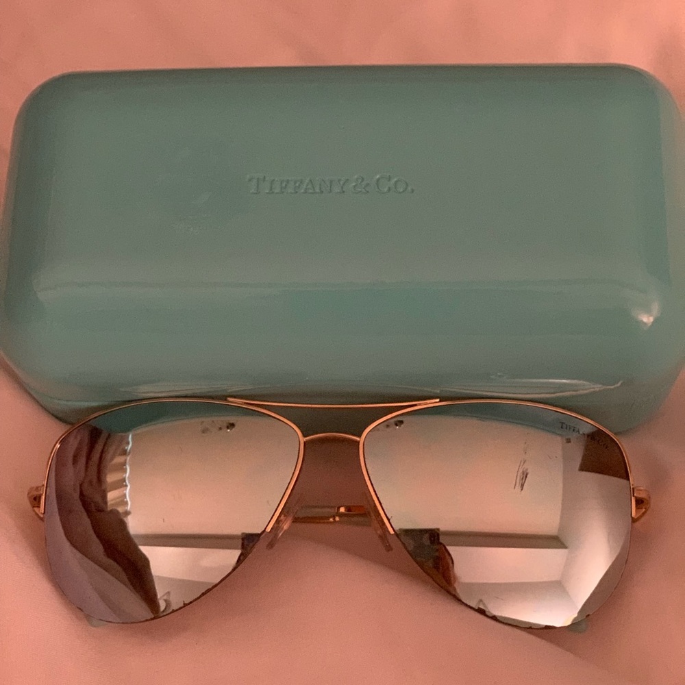 Tiffany & Co Blue Mirror Aviators TF 3021 6002/64
